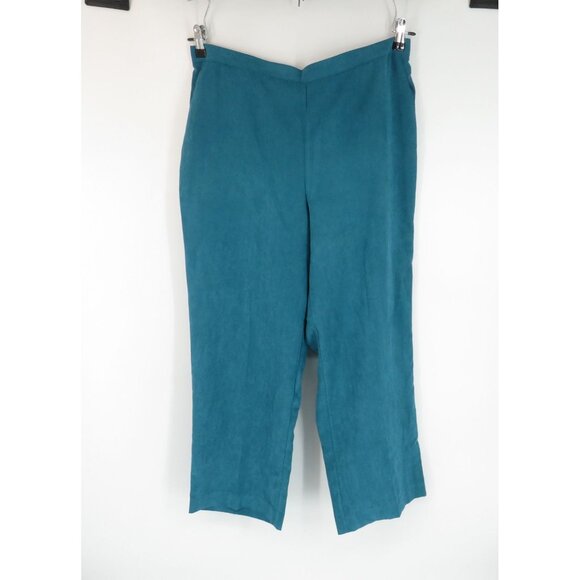 Alfred Dunner Classic Fit Comfort Waist Proportioned Short Pants Size 16 Blue NW - Picture 6 of 7